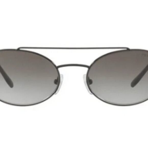 Prada 61mm Oval Sunglasses Black main image 13